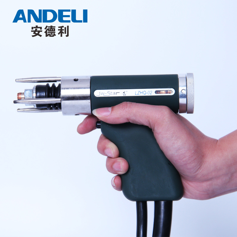 Andeli stud welding machine types, welding machine accessories, nameplates, welding machine screws, screws, Black Wolf stud welding guns, chucks Specification image
