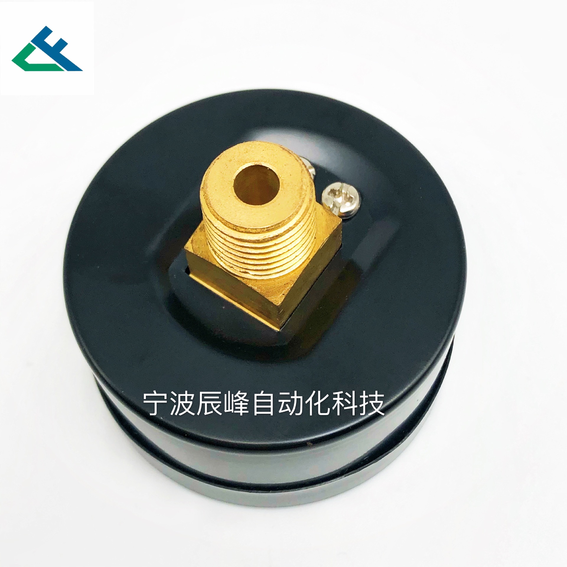 Axial black electrophoretic pressure gauge 200PSI 16BAR, a pressure gauge for pneumatic tools of air compressors