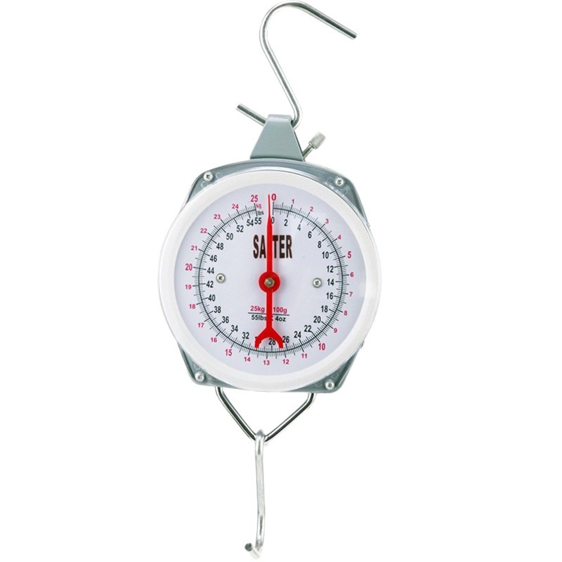 Baby scale, 25KG mechanical spring hand-held scale, pointer-type hanging scale, portable weight scale with pants, English packaging Application Scenario