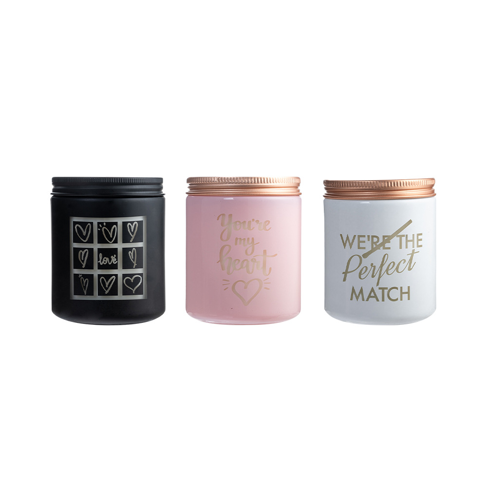 Nuevos productos transfronterizos luz LED incorporada grabado láser patrón de reconocimiento blanco tanabata san valentín premium buen olor vela perfumada Application Scenario
