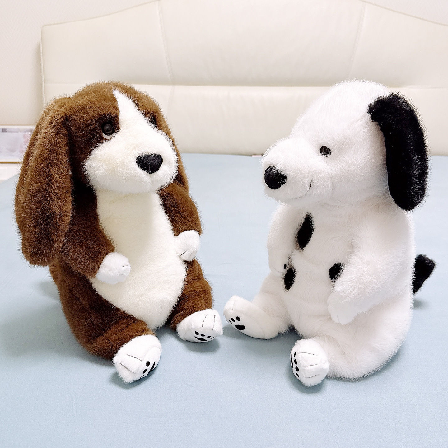 Lazy spotted dog plush pillow, Bashido doll, Rottweiler doll birthday present