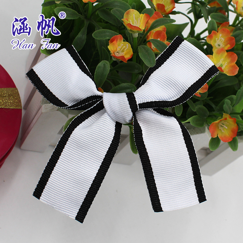 Factory direct sales of color-woven band hand-tied bow sock hat accessories details Picture
