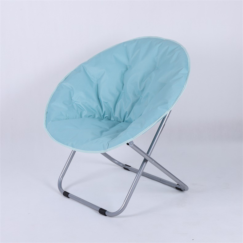Cross-border simple and casual indoor moon chair, foldable balcony lunch break adult sofa chair, dormitory single small sofa Specification image