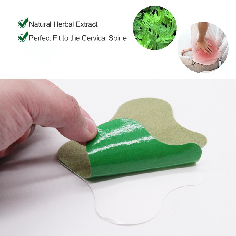 12 pieces of mugwort patches for export per box. Lumbar patches, moxibustion patches, mugwort leaves, ginger, cervical, lumbar and knee moxibustion patches Specification drawing