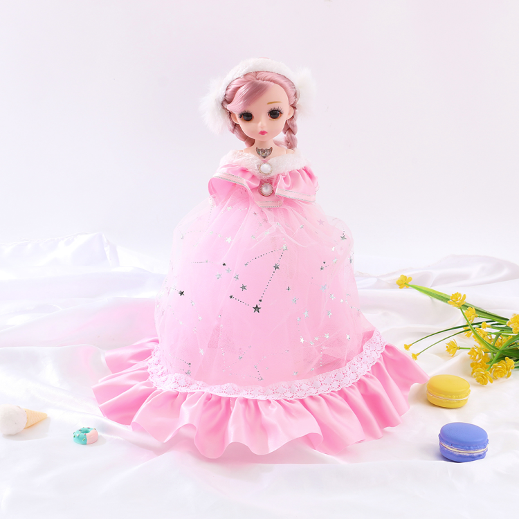 Princess dress, sweet and cute Barbie chiffon dress, doll, large-sized children's toy, girl birthday gift, cross-border wholesale Item Picture