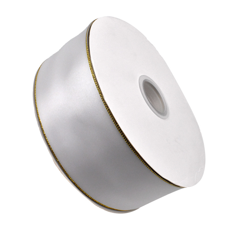 6.5cm blanco doble lado de oro borde de poliéster con caja de regalo decoración pastel caja ropa festival suministros fabricante Application Scenario