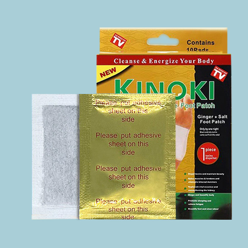 Foreign trade foot patches Ginger mugwort English foot patches Mugwort patches Green Tea English gold foil foot patches