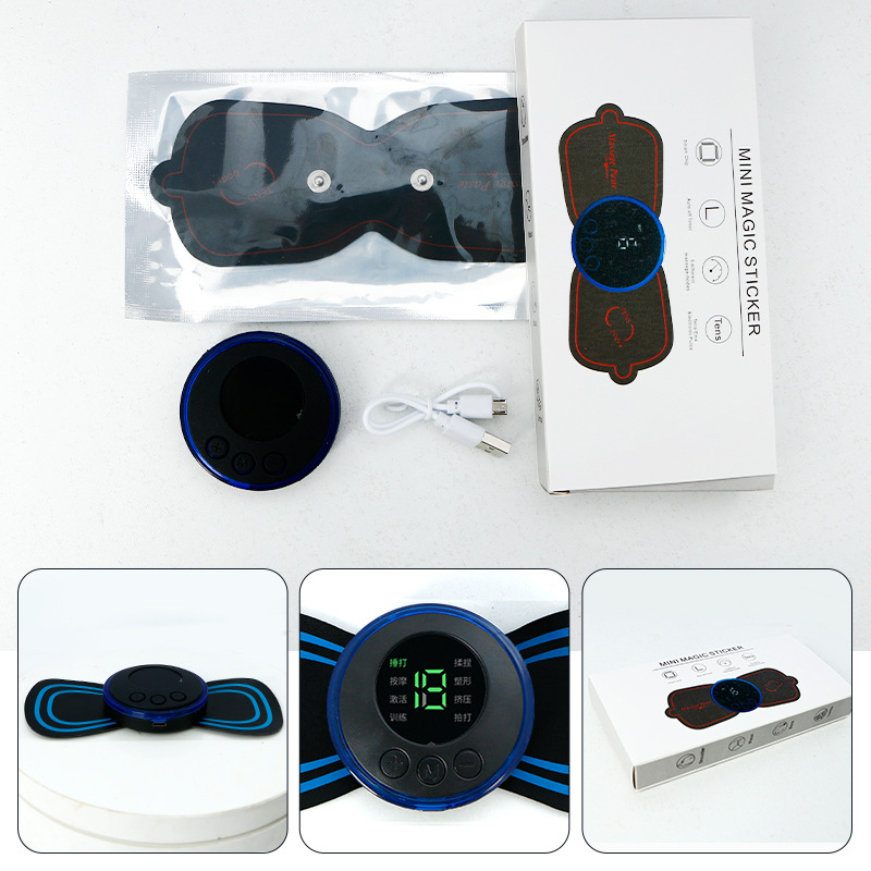 Smart EMS Mini massage patch, portable shoulder and neck massager, home electric meridian pulse cervical massager Specification image