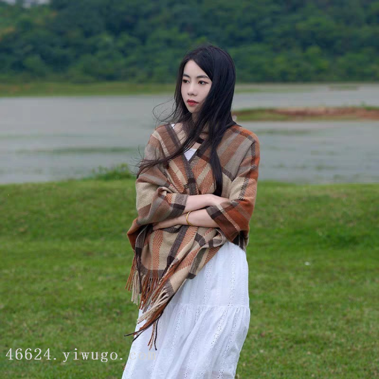 披肩/丝巾柔透气/薄款披肩/纱巾/牙卖加图案雪纺沙滩巾细节图