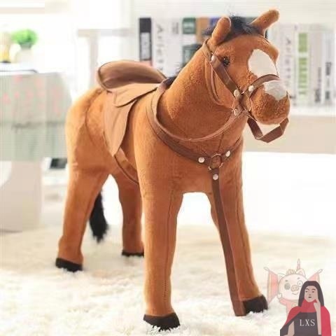 Horseback riding, jumping horse riding, Zhuge horse wheel jumping horse riding, large wooden horse riding, children's scenic area cycling