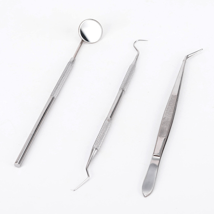 Cross-border exclusive dental examination set, stainless steel oral hygiene instrument kit, observation mirror, teeth cleaning kit Application Scenario