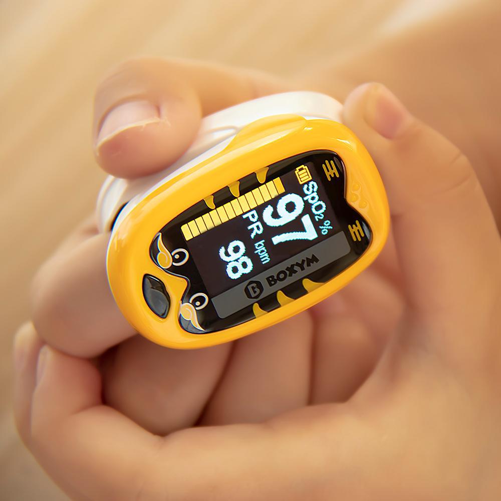 Blood oxygen meter, cartoon model, blood oxygen meter, blood oxygen saturation, finger pulse oximeter, medical device details Picture