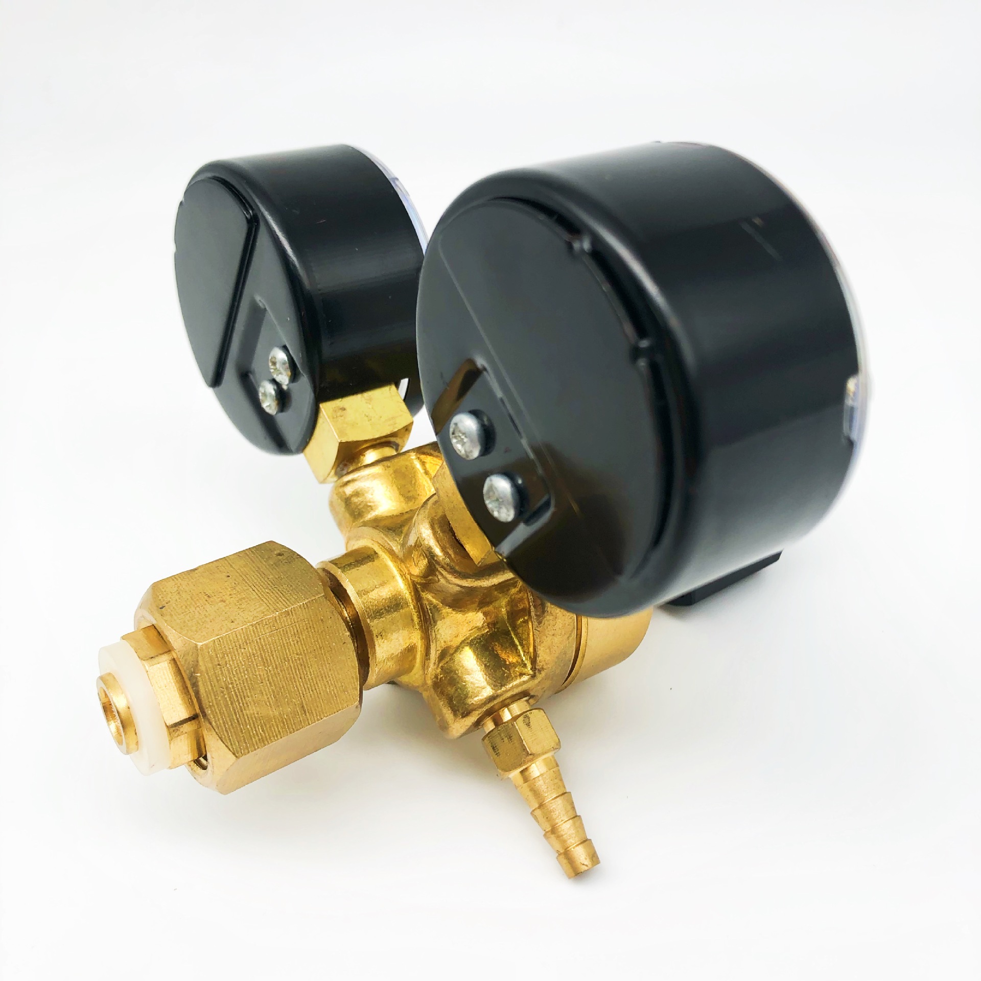 American-style lightweight AR CO2 all-copper gas meter CGA320, customizable pressure reducer with outlet thread Specification image