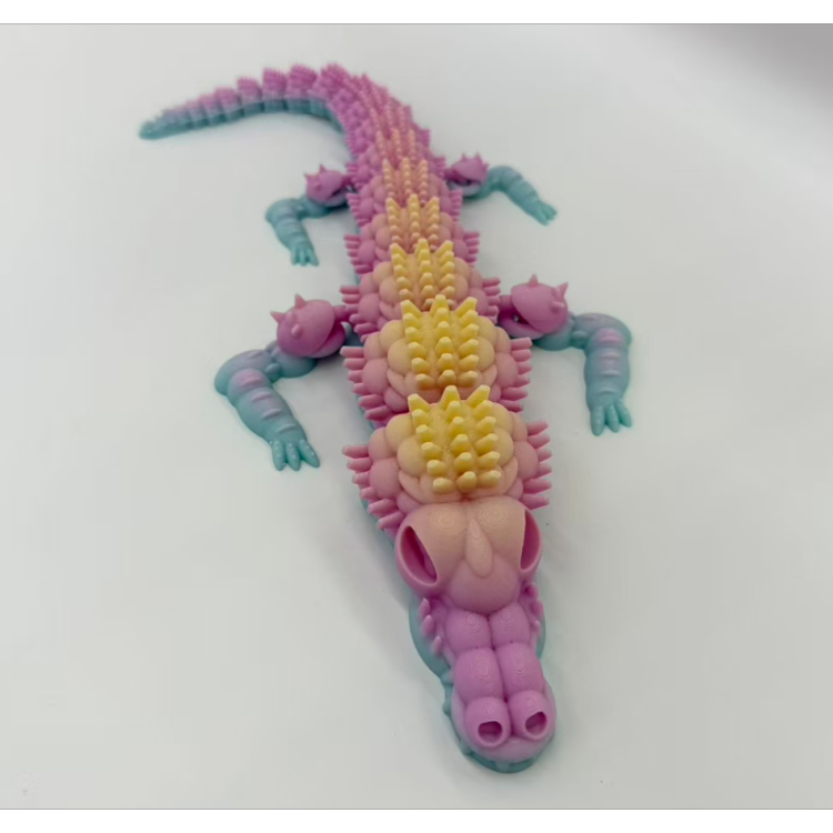 40cm3D печатает мультисуставы, которые могут двигать фигурки аллигаторов details Picture