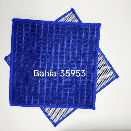 Double-layer composite silver wire dishwashing cloth with a grid pattern, and dishwashing cloth for POTS and pans Application Scenario