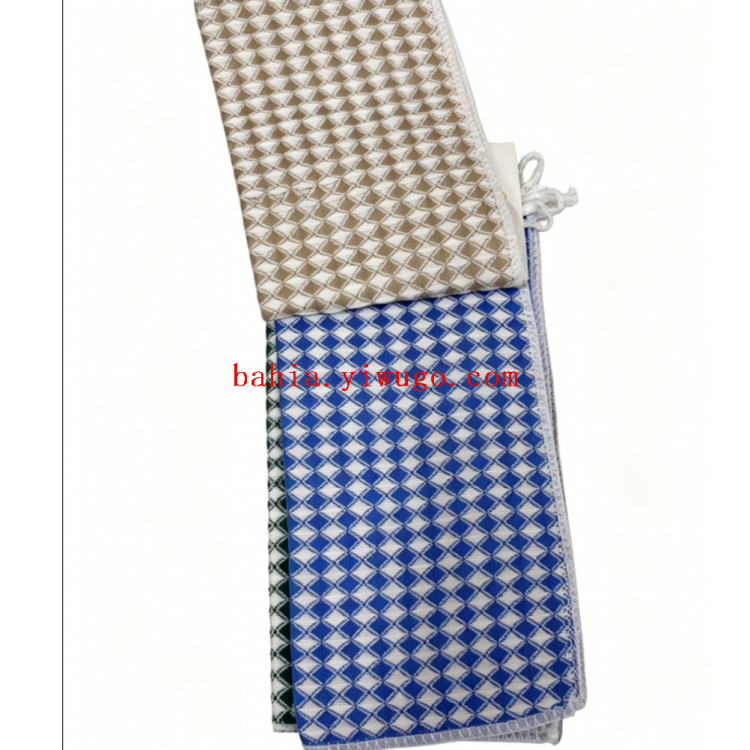 Double-layer fish-scale pattern cleaning cloth, 30*30cm, 5 pieces each, dishwashing, decontamination and cleaning scouring pad, scouring pad, scouring pad, scouring pad