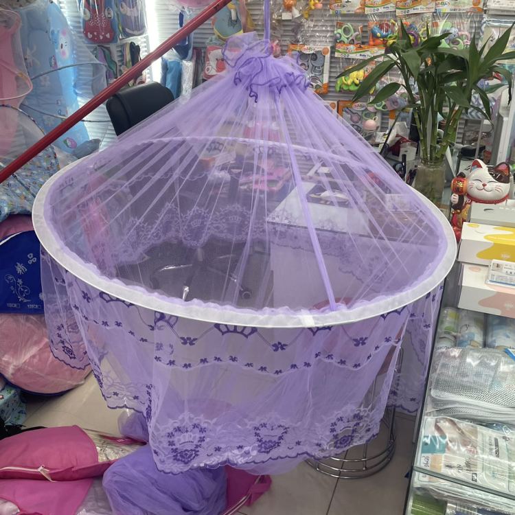 Encrypted steel wire dome ceiling mosquito net Princess mosquito net suitable for children, infants and students