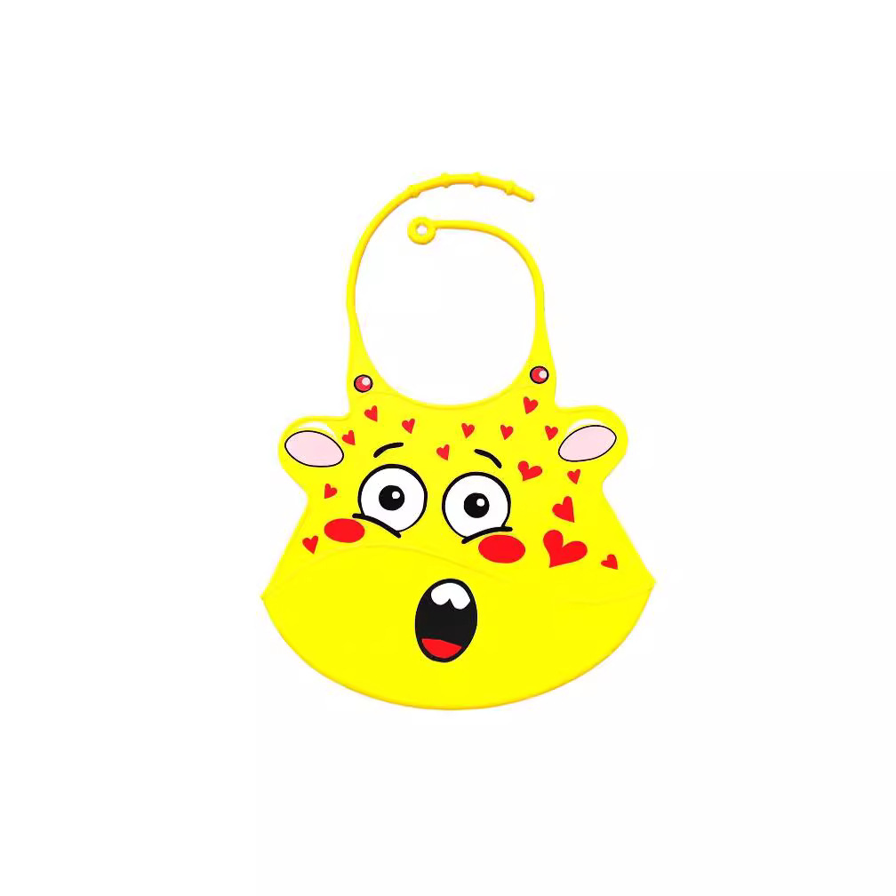 Baby and maternal products: Baby feeding bibs, children's silicone cartoon bibs, baby three-dimensional drool bibs Specification image