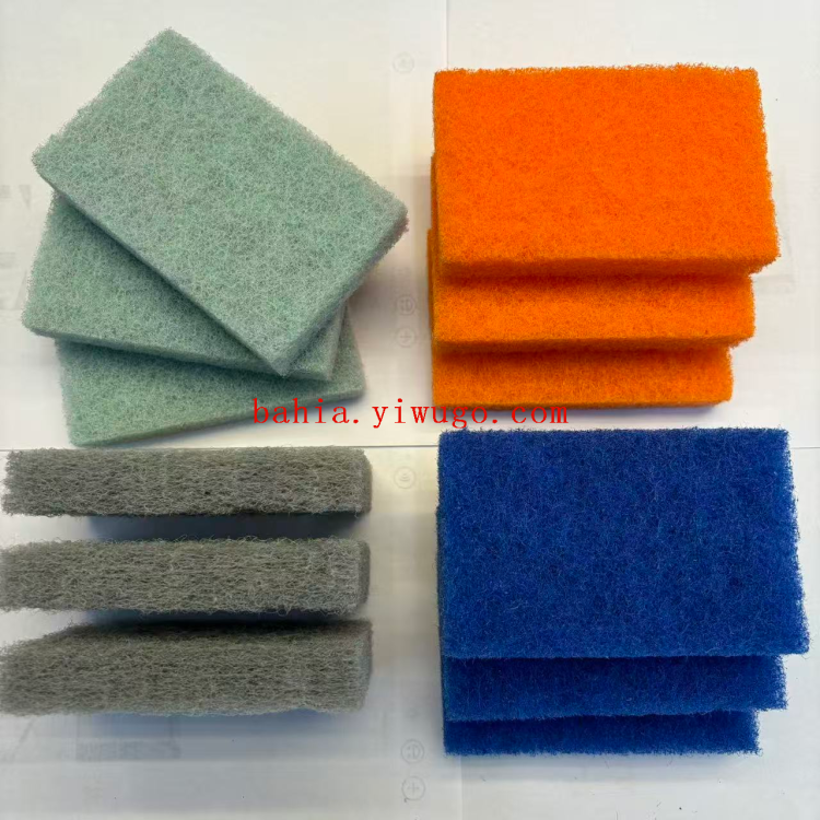 Coarse-fiber scouring pads, kitchen and household pot scrubs, pot scrubs for removing dirt and oil, cleaning cloths, durable household rags, bahia Item Picture