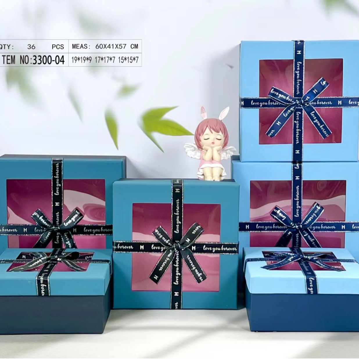 Square acrylic gift boxes, wedding candies, souvenirs, gifts and return gifts, whole piece wholesale Specification image