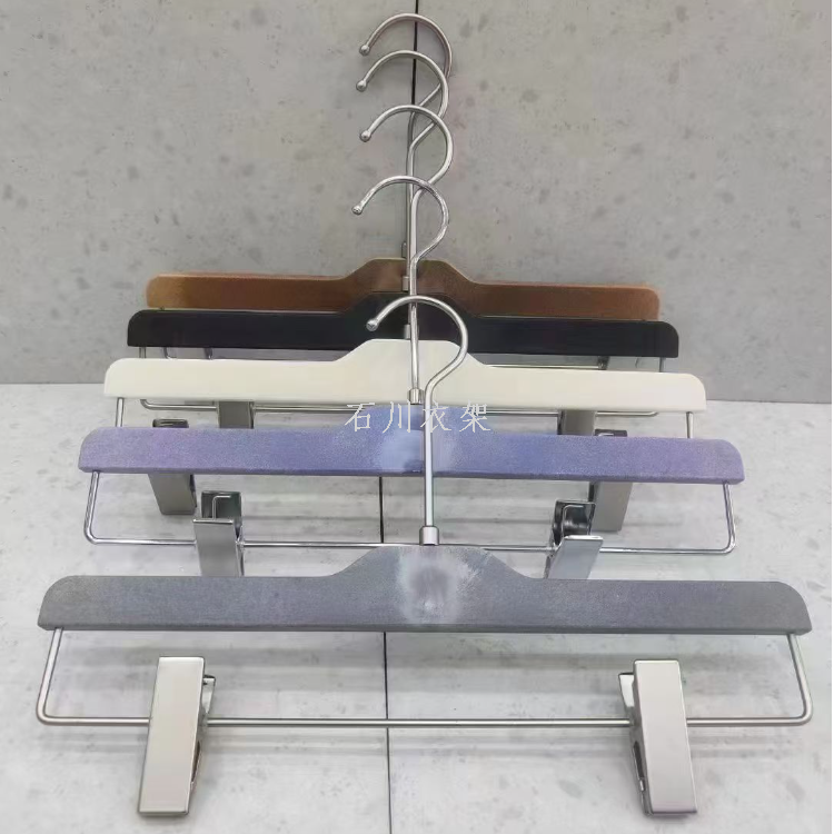 高档时尚服装店树脂裤架酒店潮牌品牌男女防滑无痕裤夹裙夹