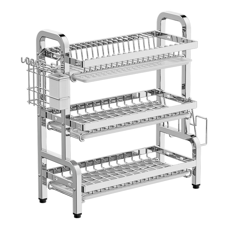 Vajilla transfronteriza estante de asfalto estante de cocina multifuncional estante de cuenco de asfalto estante de vajilla palillos de almacenamiento plato de cuenco portaherramientas armario Application Scenario