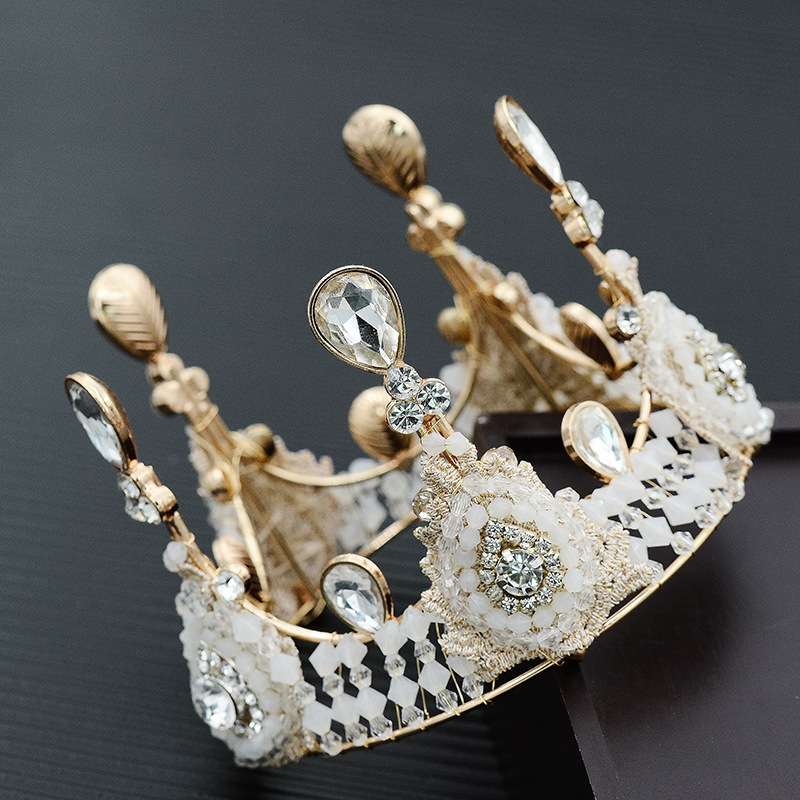 皇冠/饰品/小熊头顶塑料皇冠/发饰/婚礼发饰产品图