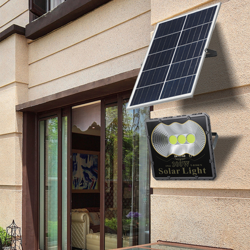 AIBUCUO wholesale solar floodlights, led solar lamps, garden household solar street lamps, new styles Specification image