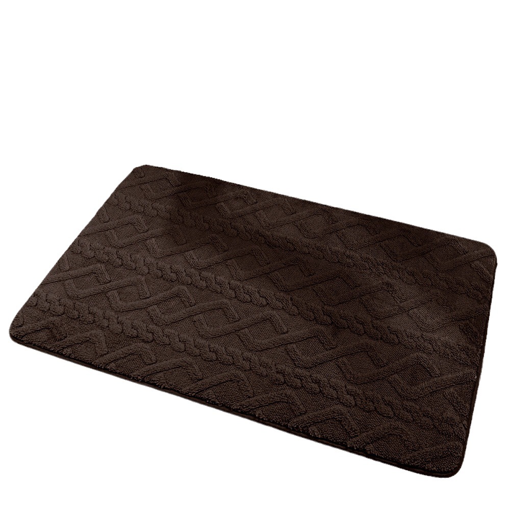 Wholesale of in-stock door MATS, carpets, anti-slip MATS, water-absorbing jacquard floor MATS, solid-color living room and bedroom bedside floor MATS, and carpets Application Scenario