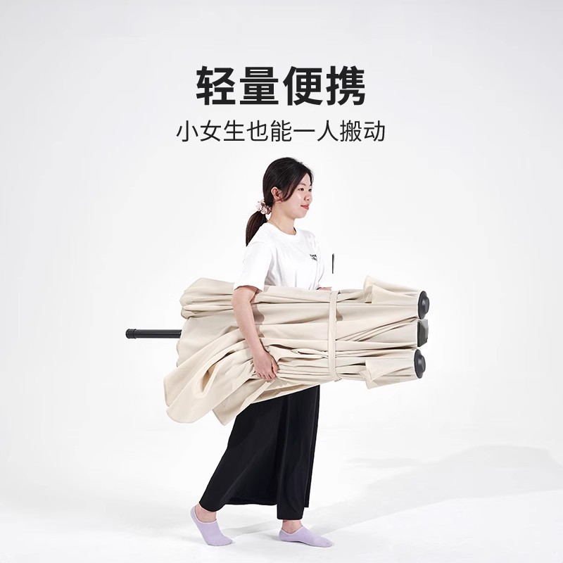 户外遮阳伞露台别墅花园中柱伞咖啡厅奶茶店商用遮阳伞摆摊遮阳伞产品图