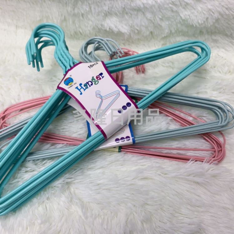 0057 Thickened and thickened clothes hanger, plastic clothes hanger, girls' clothes hanger, dormitory clothes hanger, family clothes hanger Application Scenario