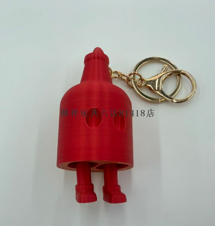 3D printed toy creative keychains, backpacks, schoolbags, decorative pendants details Picture