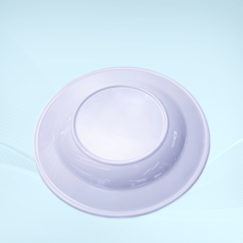 Cross-border melamine blue and white porcelain imitation tableware, bone-spitting plates, special plates for hotels and restaurants, seafood plates, melamine plates factory Specification image