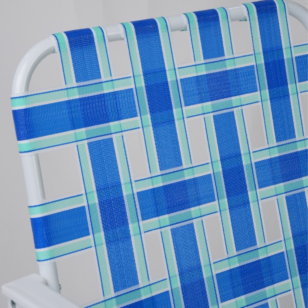 Outdoor multi-functional portable backrest beach chair, outdoor portable camping chair, folding woven chair factory wholesale
