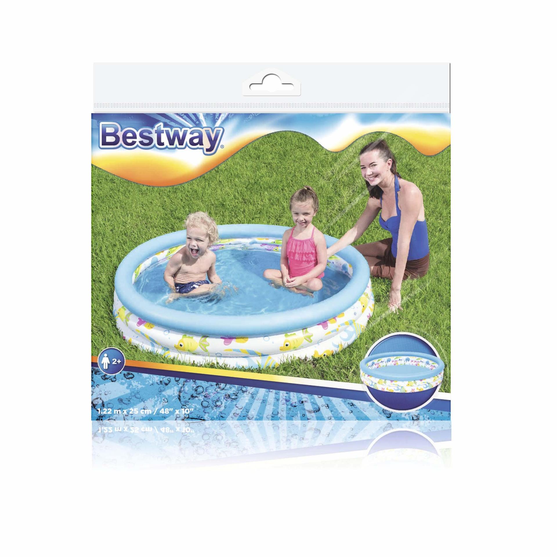 Bestway充气游泳池圆形戏水池婴幼儿浴盆沙池球池51009充气水池