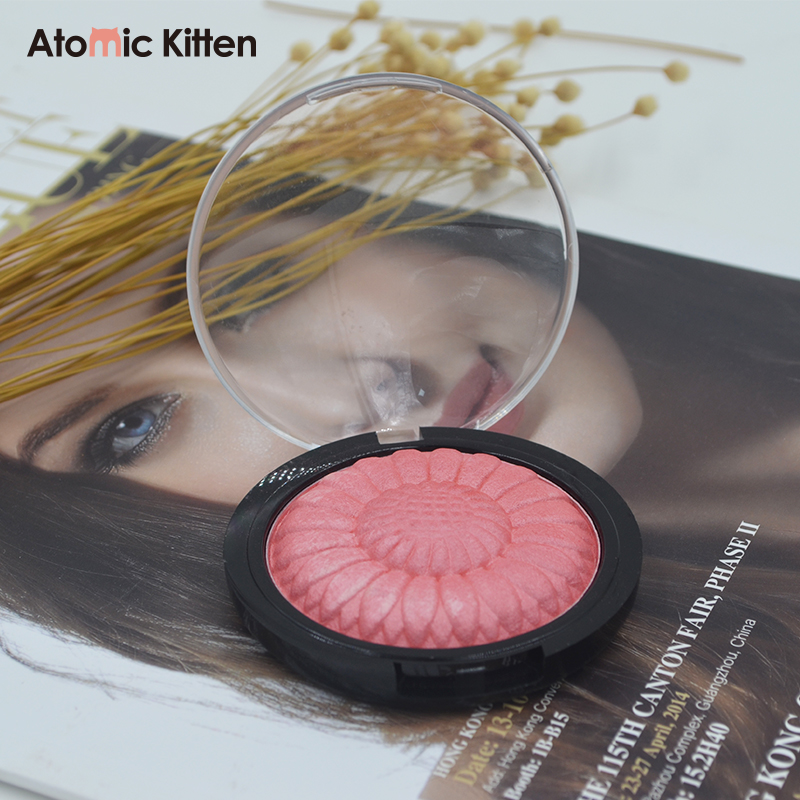Customized cosmetics logo, self-owned brand cosmetics, high pigment, long-lasting, high-quality mineral powder blush, new color number Item Picture