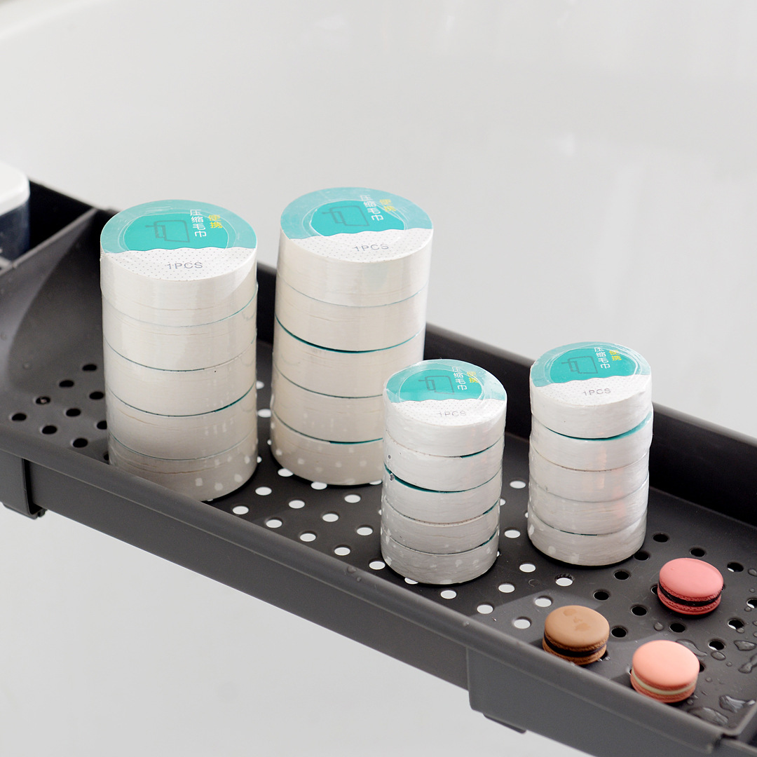 爆款旅行便携式一次性浴巾酒店宾馆洁面巾压缩毛巾厚款一次性毛巾白底实物图