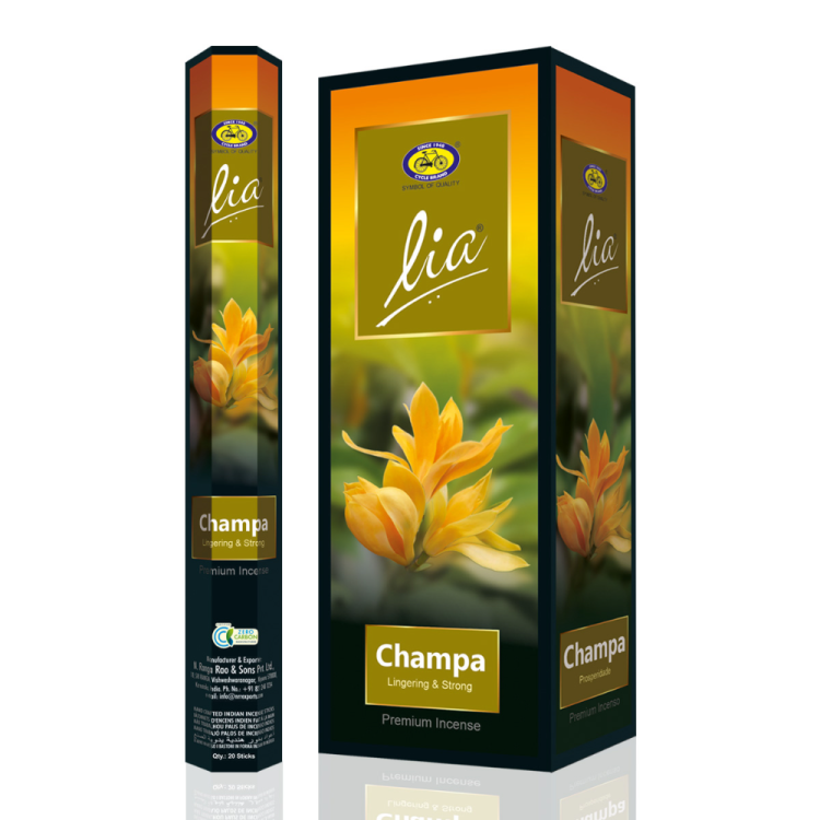 进口印度香塔香瑜伽线香天然草本植物原料Champa Hexa.