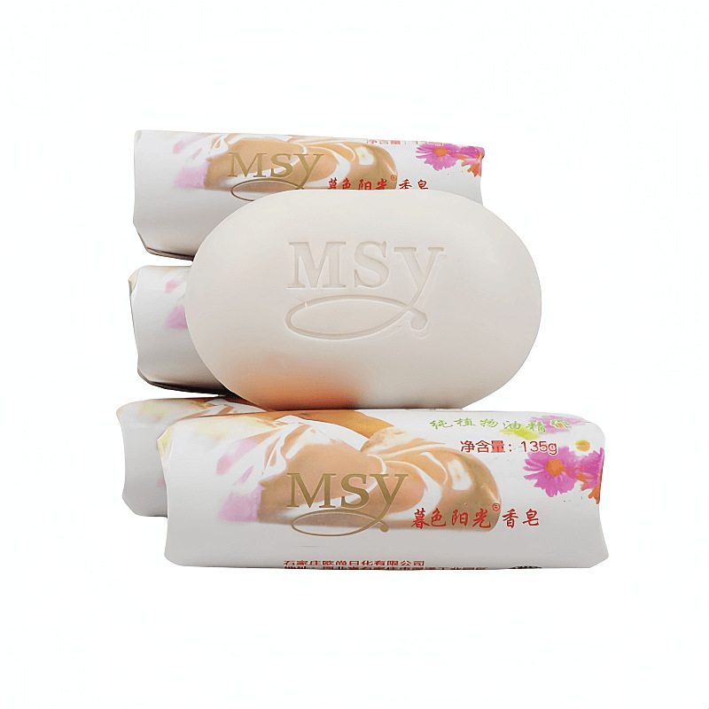 茉莉花香皂润肤保湿清洁梦幻香皂洗脸皂洗澡沐浴皂家庭皂厂家批发详情图4