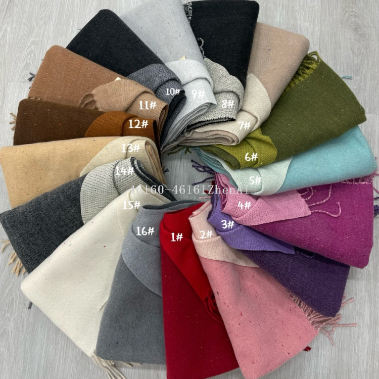 Wholesale of new cross-border export ready-made scarves with color dots and double-sided cashmere, e-commerce live streaming supply chain Application Scenario