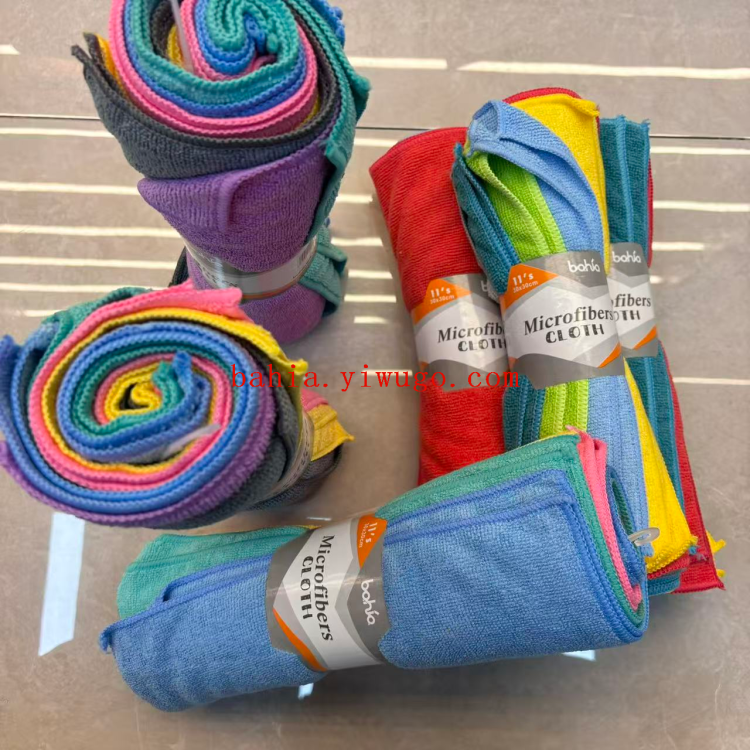 11 rolls of plain-colored rags, microfiber dishcloths, cleaning and dust-removing wipes, cleaning wipes Application Scenario