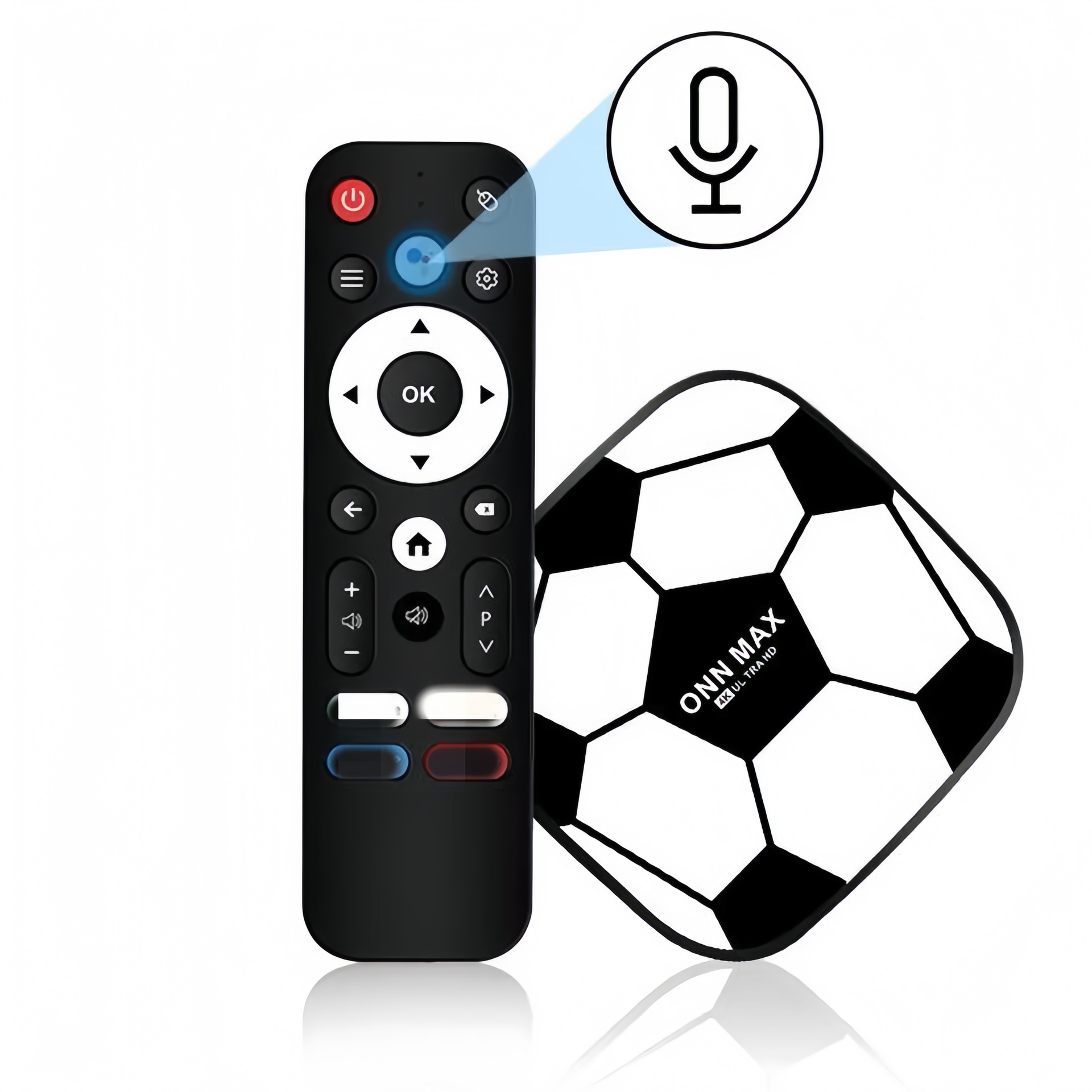 MX10 Z3足球电视盒安卓电视机顶盒RK3228A ATV系统语音遥控电视盒