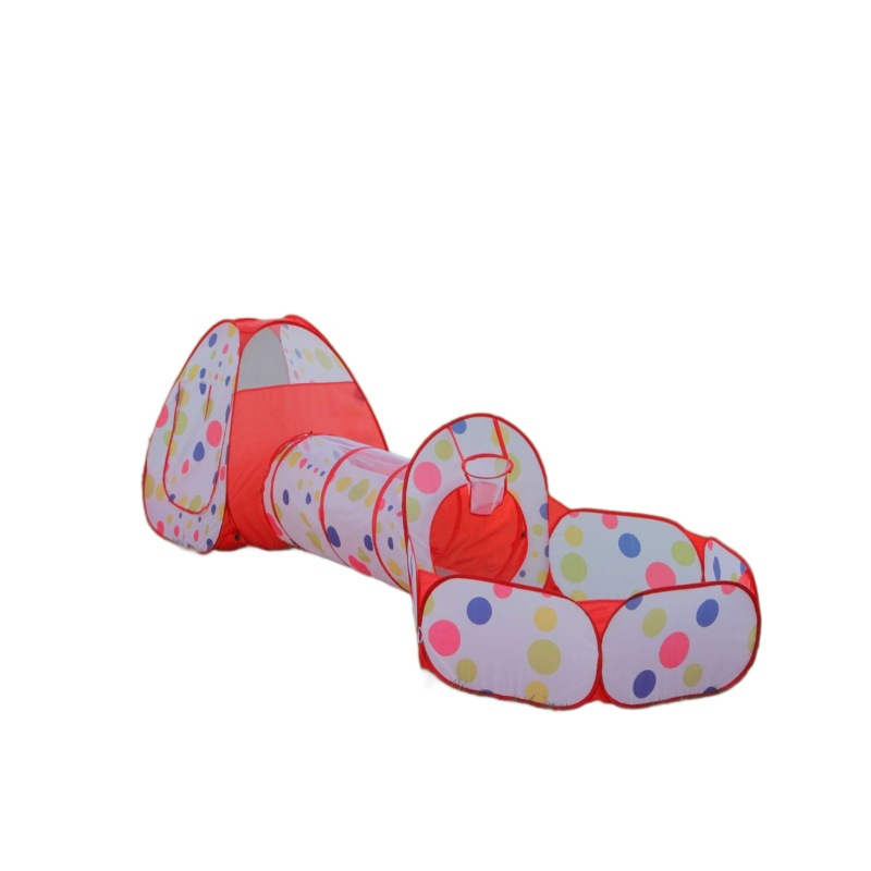 Tienda de niños de 3 piezas juego al por mayor princesa castillo yurta creeper barril interior plegable sobre casa de juego Application Scenario