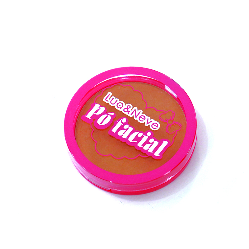 Fine powder high-gloss contour powder compact, low saturation concealer, long-lasting color, suitable for both dry and wet skin