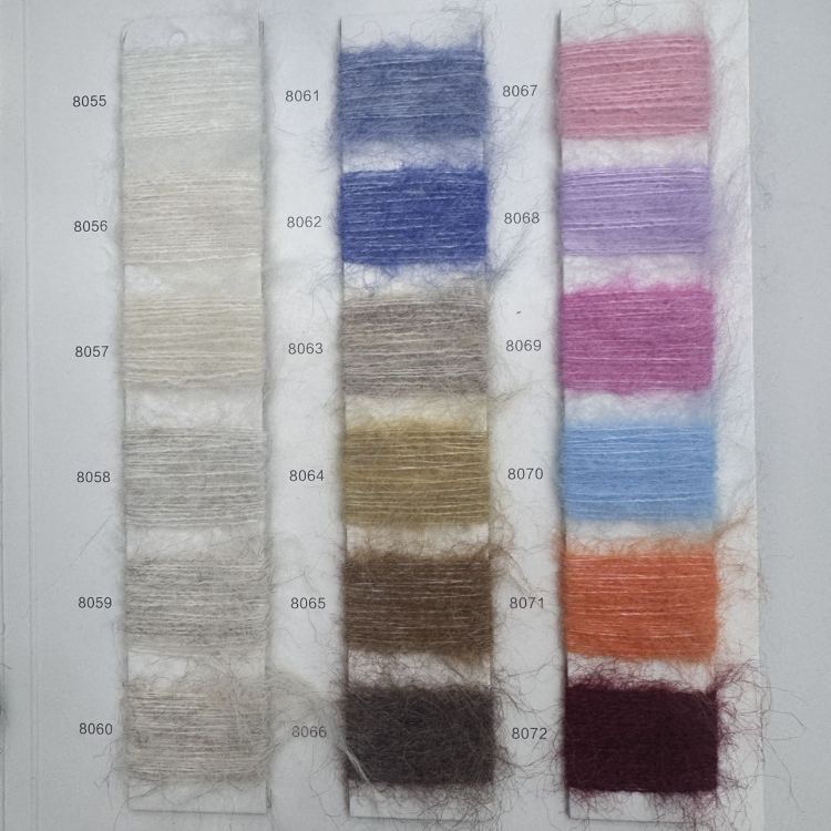 Special yarn for gloves, hats and scarves, yarn, wool, knitted yarn 1/8NM, Autumnal Equinox · alpaca (Orange Ode) Specification image