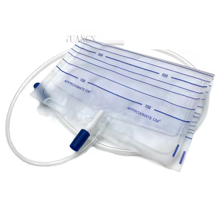 Disposable push-pull valve urine bags, anti-reflux urine bags, suitable for both men and women and the elderly, direct supply from the manufacturer