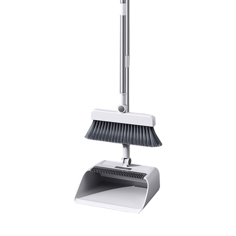 Wholesale of three-in-one folding broom and dustpan set for household plastic magic brooms, brooms and scrapers Application Scenario