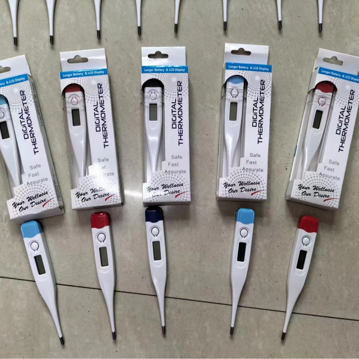 Cross-border electronic thermometers for foreign trade, children and adults, oral and armpit medical electronic temperature measurement needle thermometers details Picture