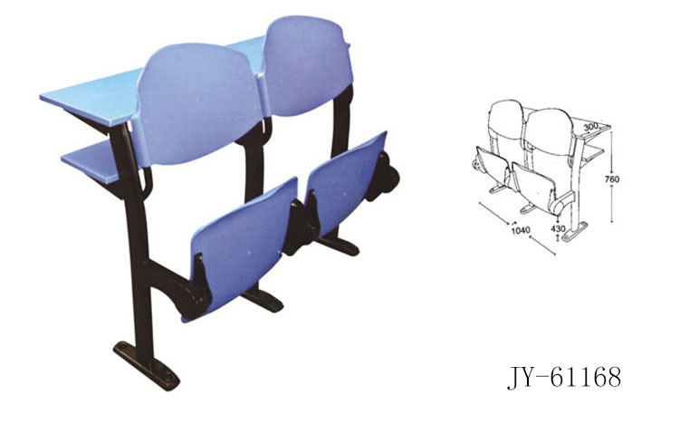 JY-61168 luxury engineering plastic row Chair Flat Lecture Hall chair