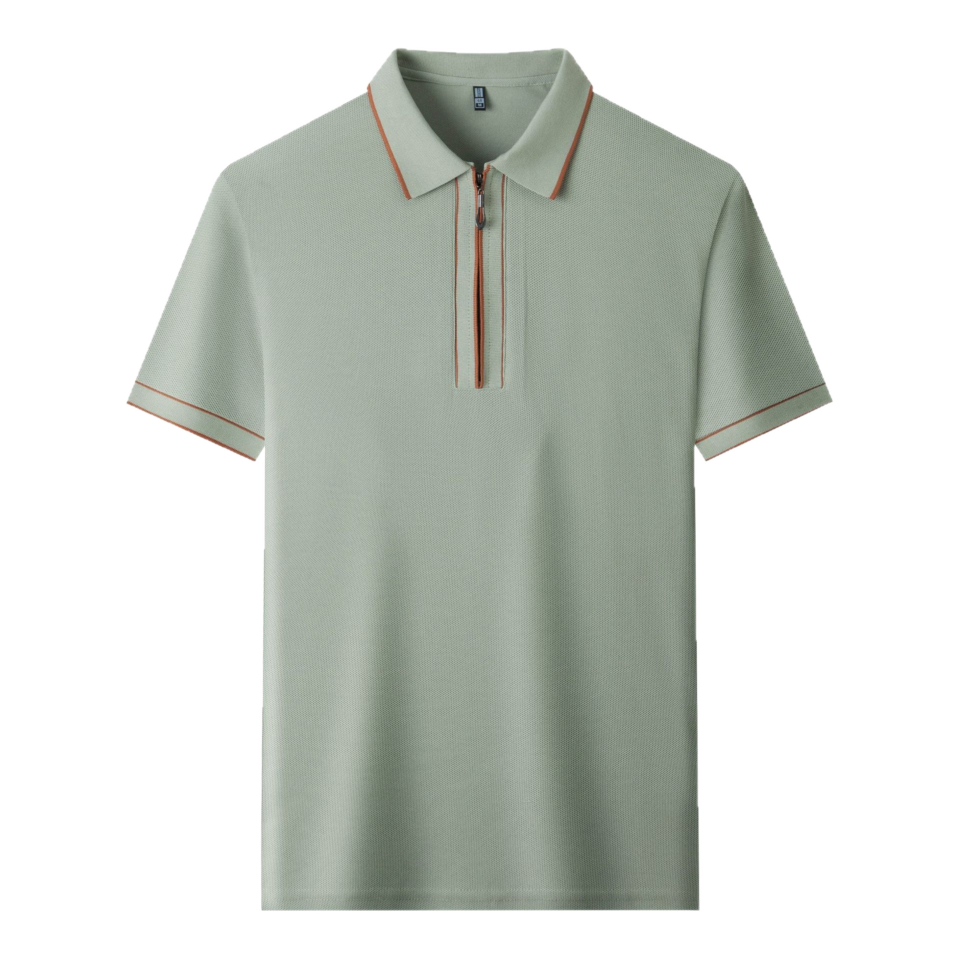 Men's half-zipper short-sleeved T-shirt 2025 Summer New men's business casual simple Breathable cool T-shirt for young people Application Scenario